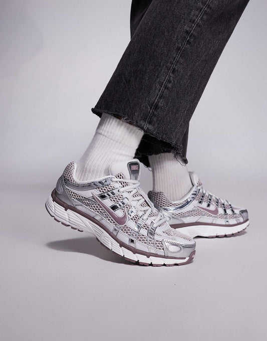 Nike P-6000 trainers in grey and purple