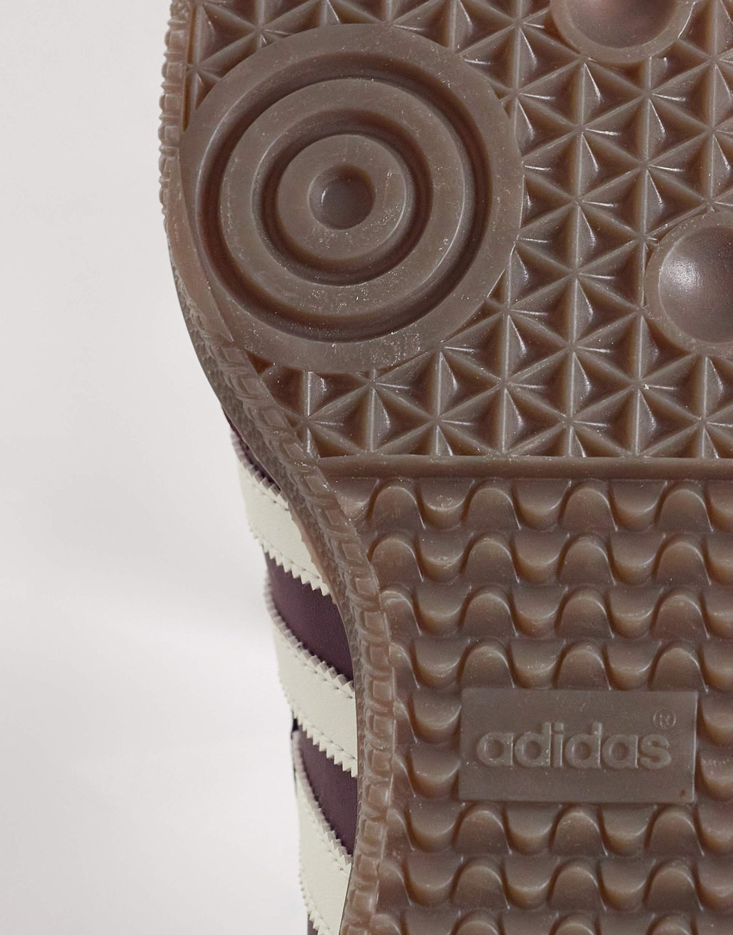 adidas Originals Samba Mary Jane in maroon and cream