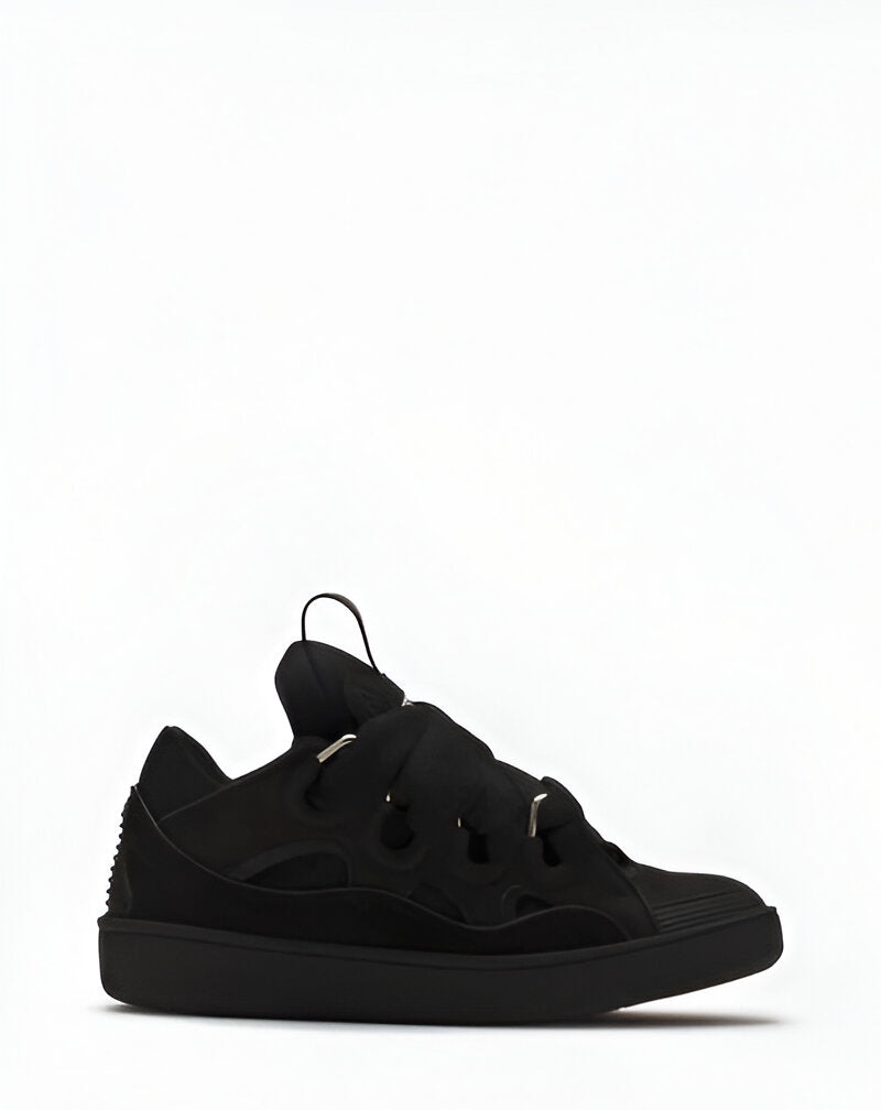 Lanvin Leather Curb Sneakers