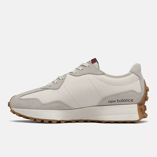 New Balance – 327 Moonbeam Classic Burgundy Low Top Sneakers