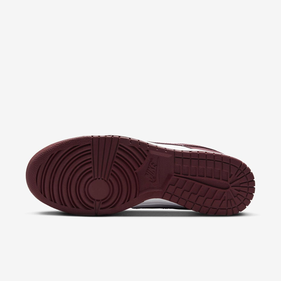 Nike Dunk Low Retro sneakers in burgundy and white