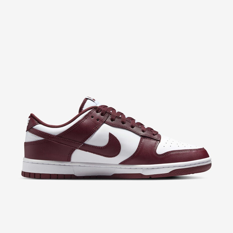 Nike Dunk Low Retro sneakers in burgundy and white