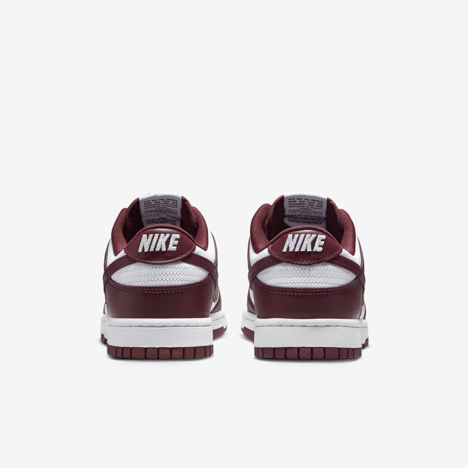 Nike Dunk Low Retro sneakers in burgundy and white