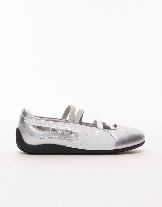Puma Speedcat ballet flats in silver
